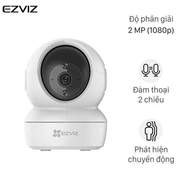 Camera IP 360 Độ 1080P Ezviz C6N Trắng c&oacute; k&iacute;ch cỡ nhỏ nhắn, cầm nắm thoải m&aacute;i chỉ bằng 1 b&agrave;n tay