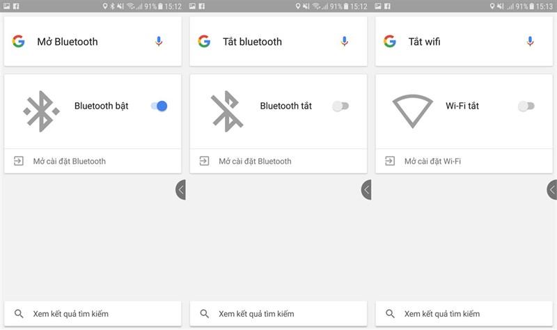 Dùng khẩu lệnh với Google Now