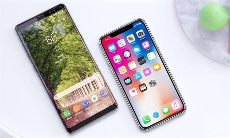 Kết quả thử nghiệm, từ trên xuống: Galaxy S7 Edge, iPhone X, Galaxy Note 8