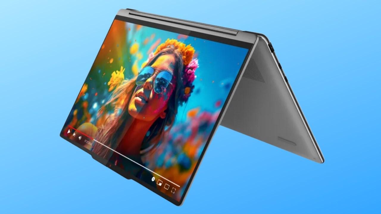 Lenovo Yoga Pro 9i 2024 sở hữu khả năng mở màn hình tới 360 độ