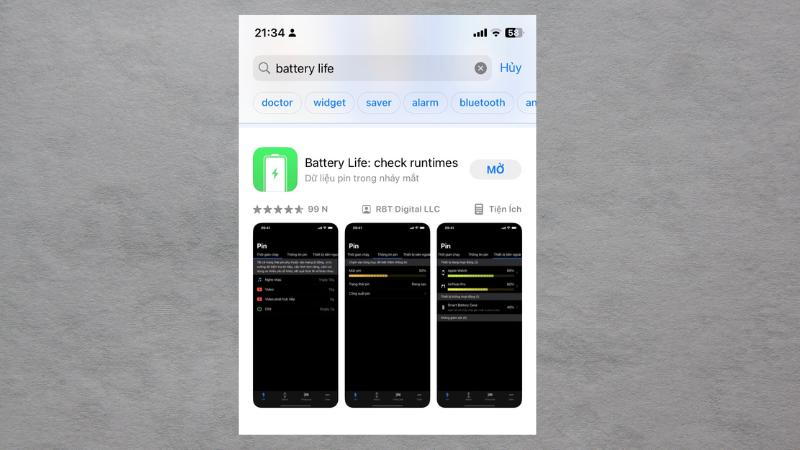 Tải ứng dụng Battery Life