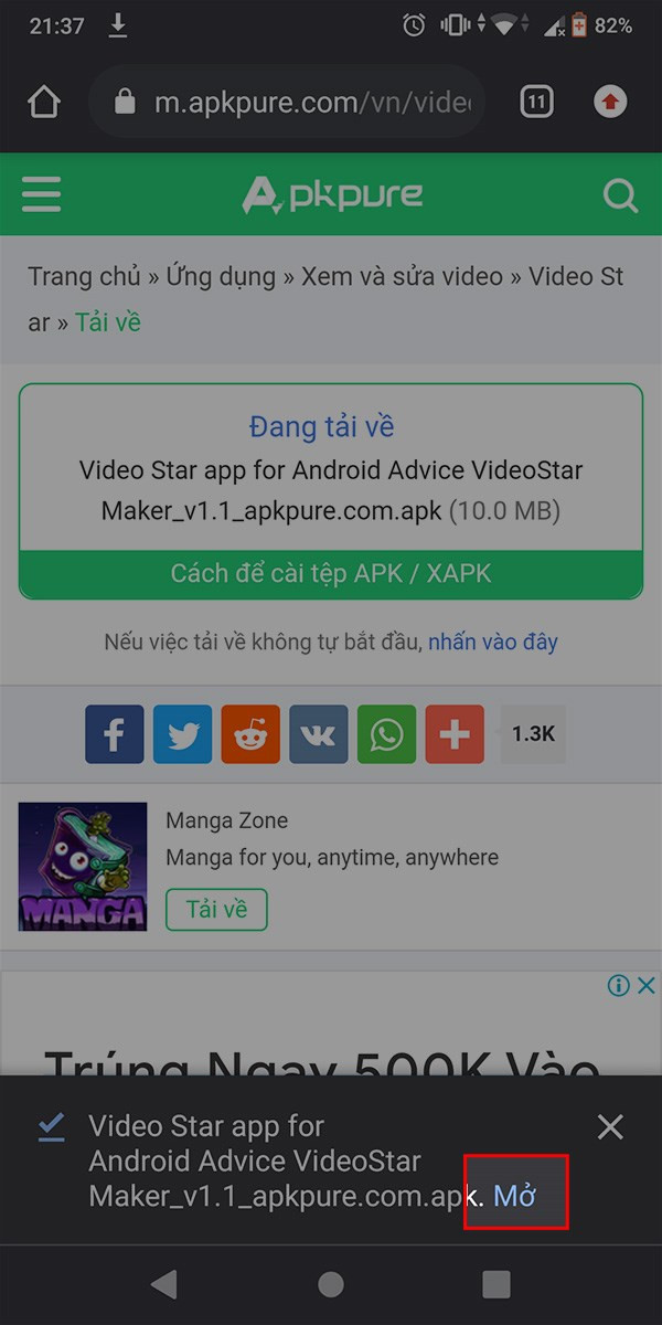 Hướng dẫn Tải và Cài đặt Video Star APK trên Android