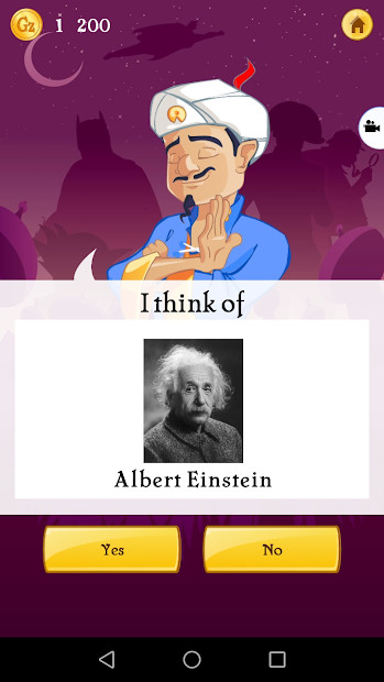 Akinator đưa ra đáp án