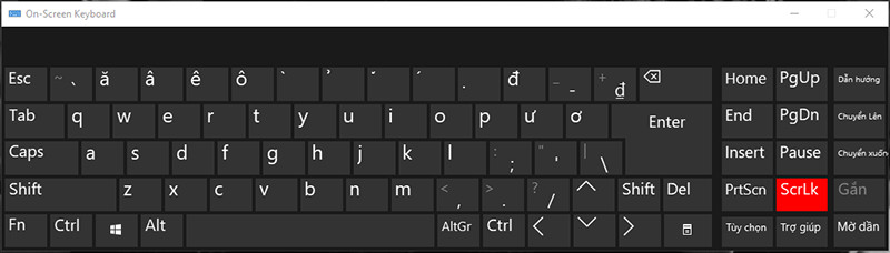 alt: Bàn phím ảo trên Windows
