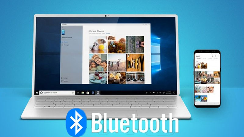 alt: Bật Bluetooth trên laptop và điện thoại