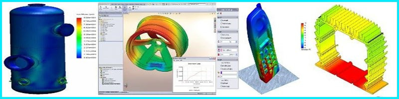 alt: Hình ảnh minh họa chức năng CAE trong Solidworks.