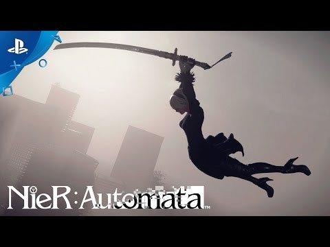 alt text: 2B và 9S, hai nhân vật chính trong NieR: Automata