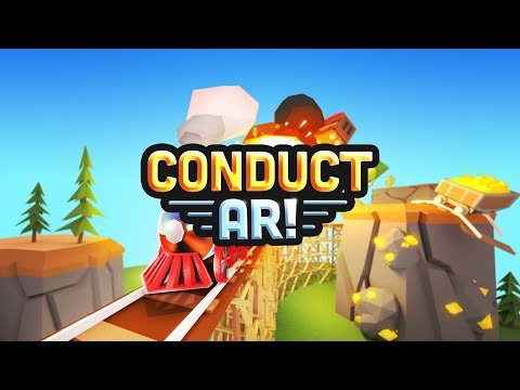 alt text: Conduct AR!, game AR điều khiển tàu lửa