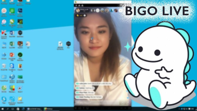 alt text: Giao diện Bigo Live trên máy tính