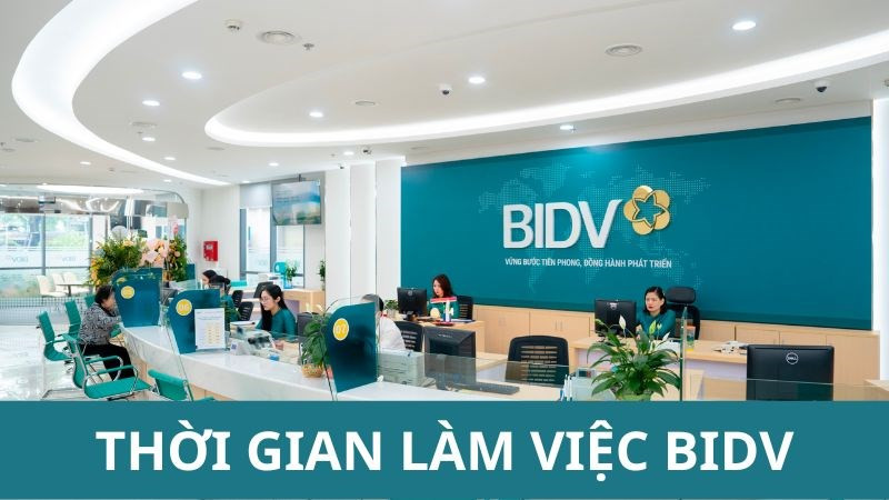 alt text: Giờ làm việc ngân hàng BIDV