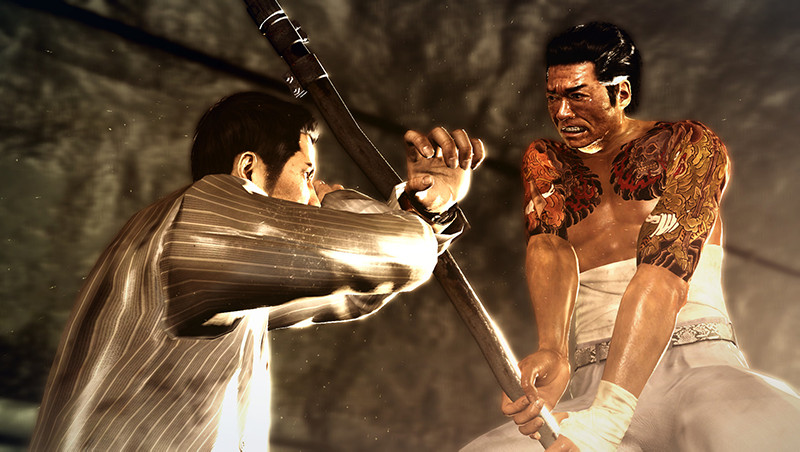 alt text: Hình ảnh đồ họa trong game Yakuza 0