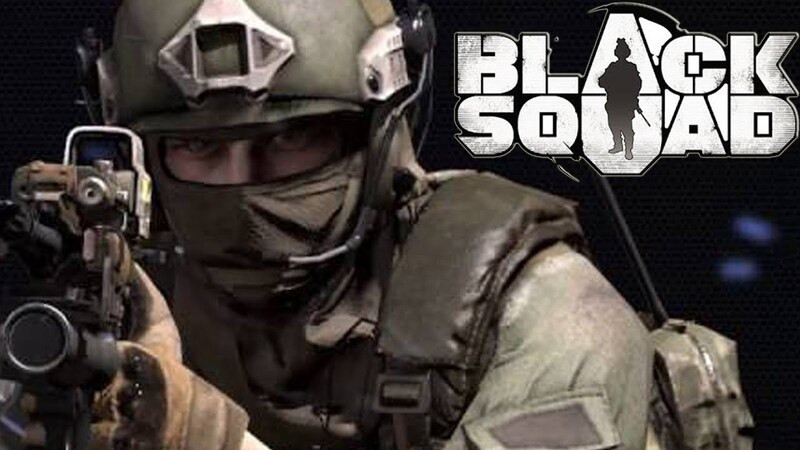 alt text: Hình ảnh gameplay Black Squad với hai đội đang giao tranh