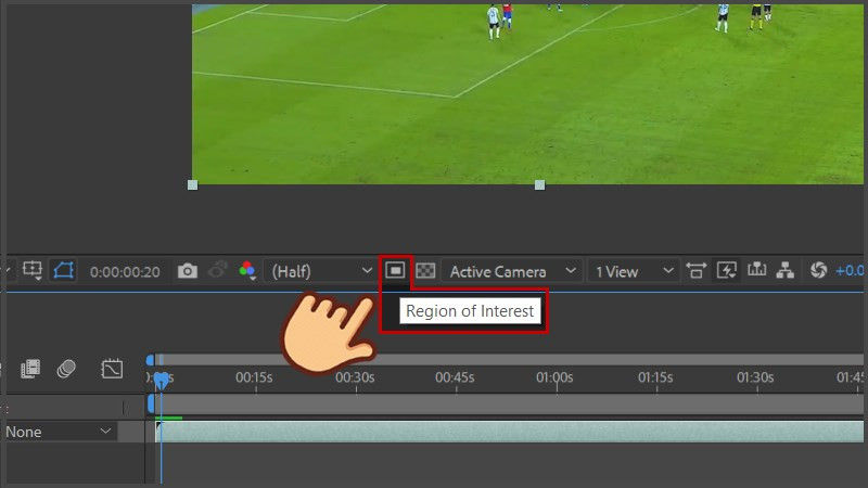 alt text: Kích hoạt Region of Interest trong After Effects