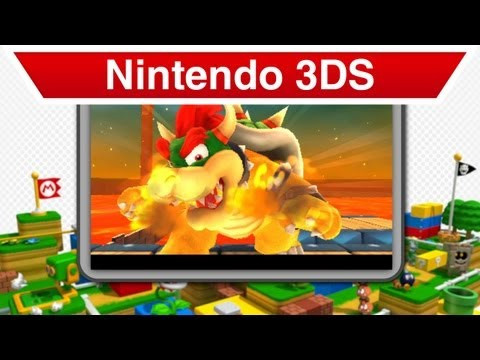 alt text: Mario phiêu lưu trong thế giới 3D đầy màu sắc của Super Mario 3D Land