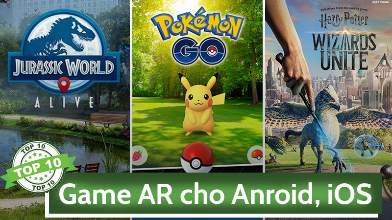 alt text: Pokémon GO, game AR cho phép người chơi bắt Pokémon ngoài đời thực