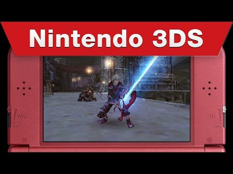 alt text: Shulk, chiến binh Bionis, cùng thanh kiếm Monado trong Xenoblade Chronicles 3D