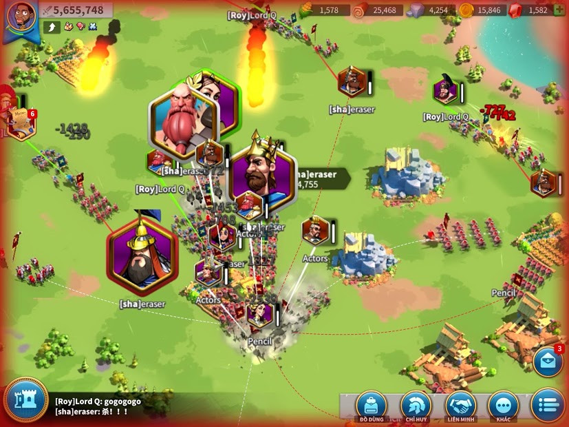 Ảnh chụp màn hình Rise of Kingdoms