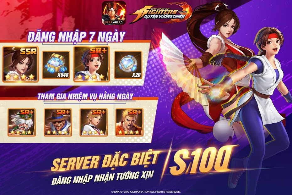 Ảnh màn hình KOF AllStar