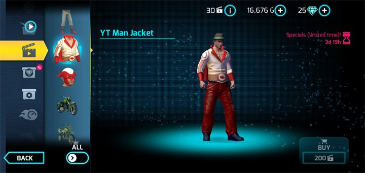 Áo khoác trong Gangstar Vegas