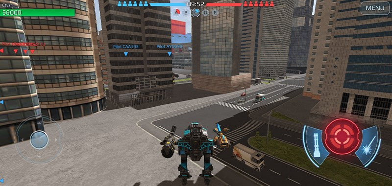 Bản đồ trong War Robots PvP Multiplayer