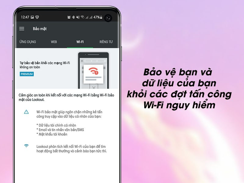 Bảo vệ Wifi bằng Lookout