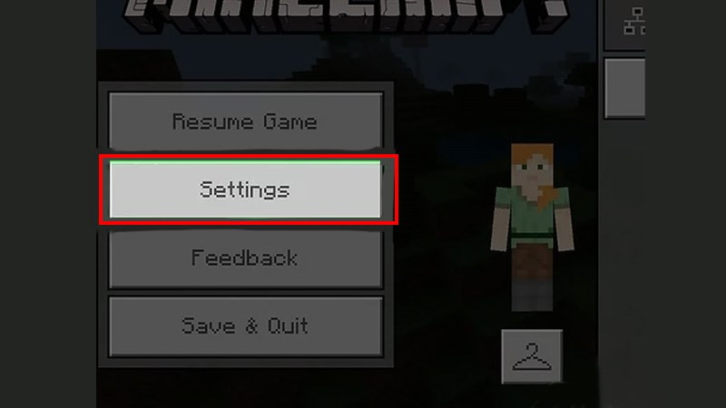 Bật cheat Minecraft điện thoại bước 2