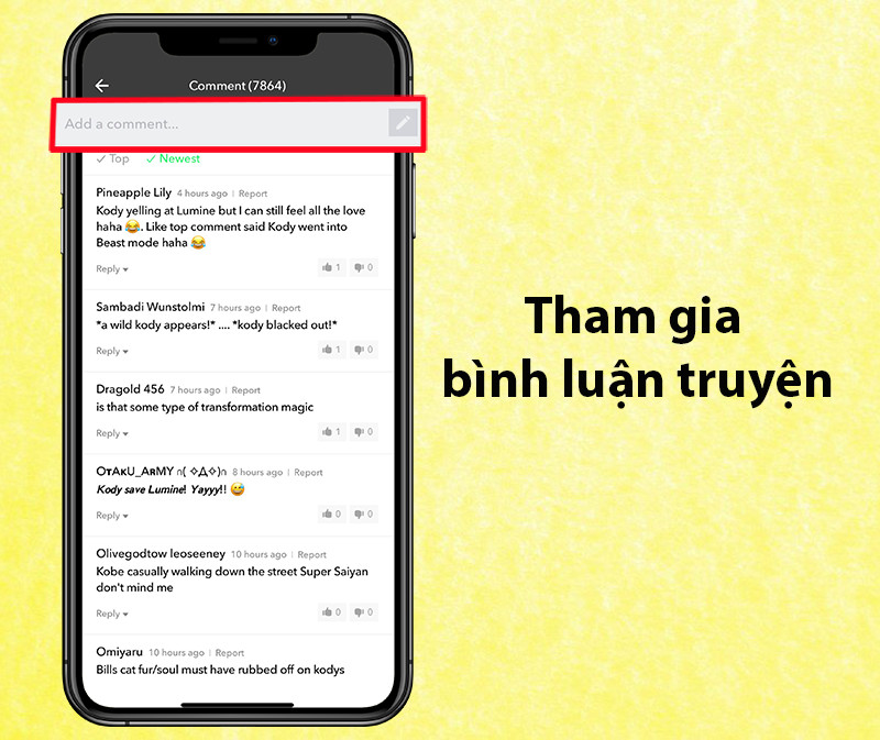 Bình luận truyện với cộng đồng