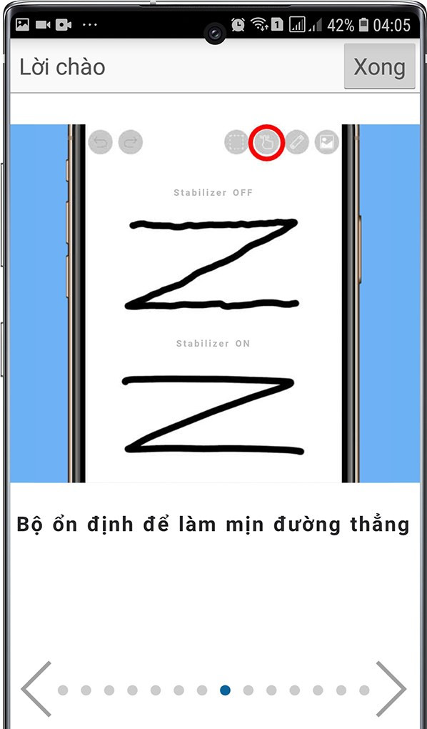 Bộ ổn định nét vẽ