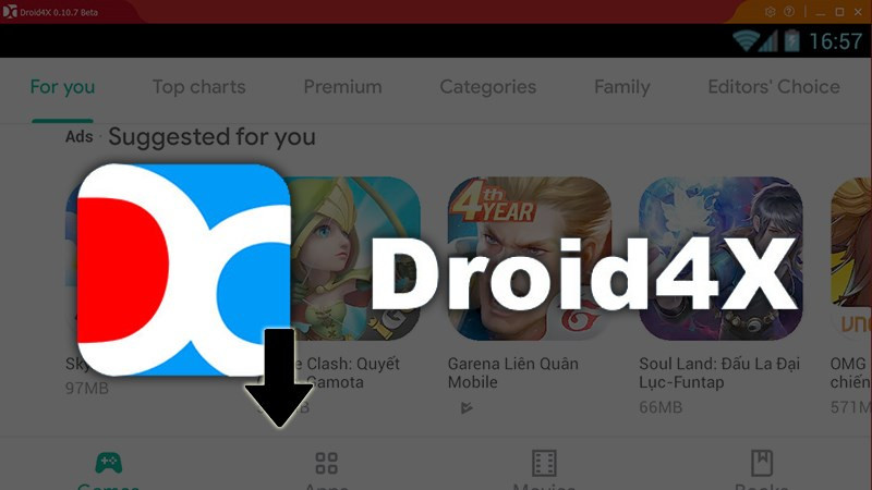 Cách tải, cài đặt và sử dụng phần mềm giả lập Droid4x trên máy tính