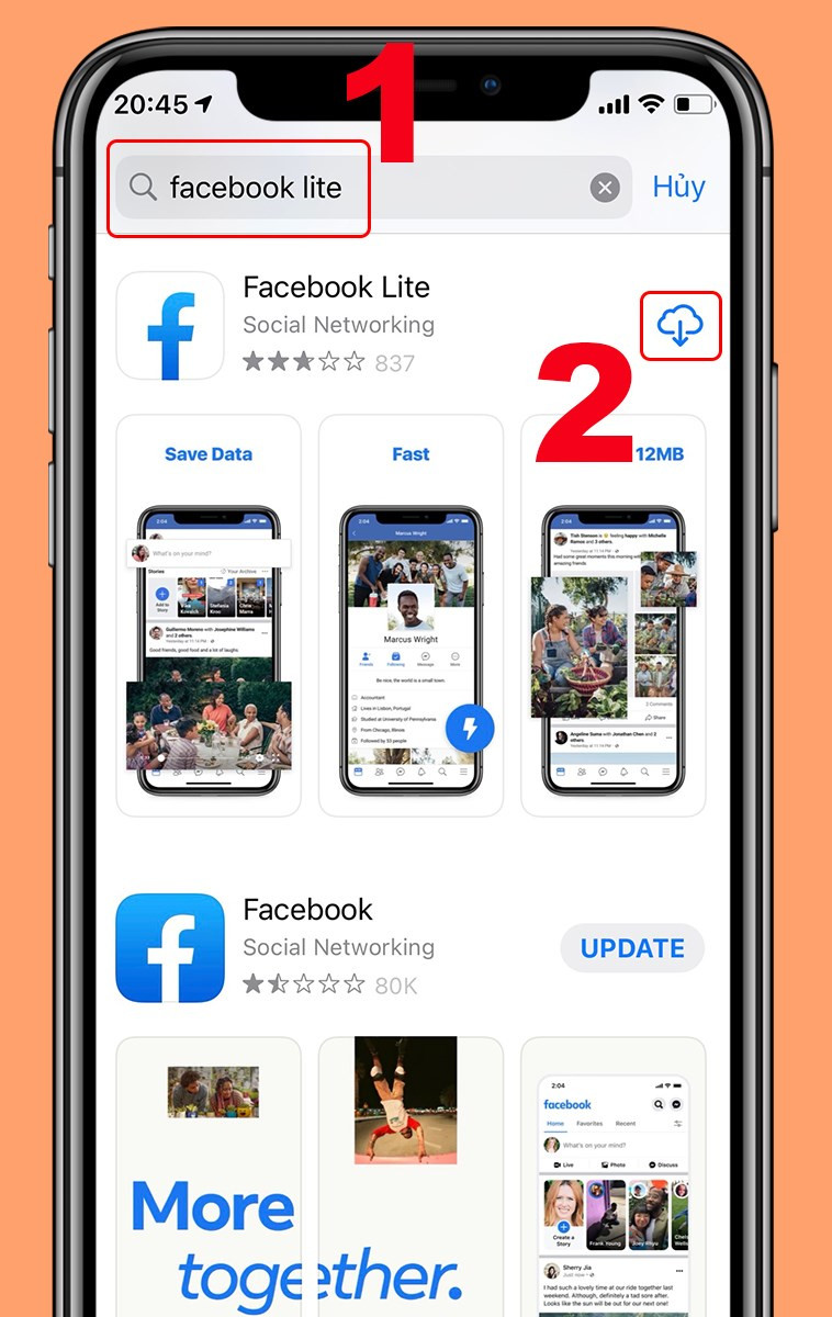 Hướng Dẫn Tải Facebook Lite Cho iPhone (iOS) và Android