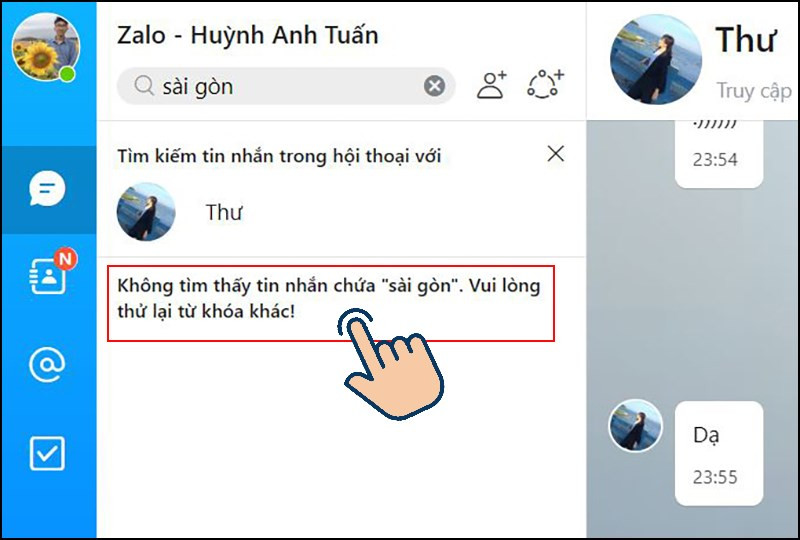 Thủ thuật tìm kiếm tin nhắn Zalo cũ nhanh chóng trên điện thoại và máy tính