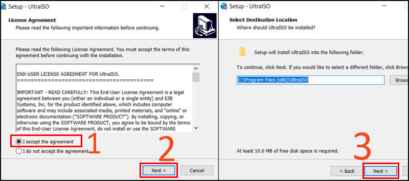 Cài đặt UltraISO - Bước 2