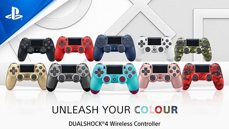 C&aacute;c m&agrave;u sắc kh&aacute;c của tay cầm Sony Dualshock 4