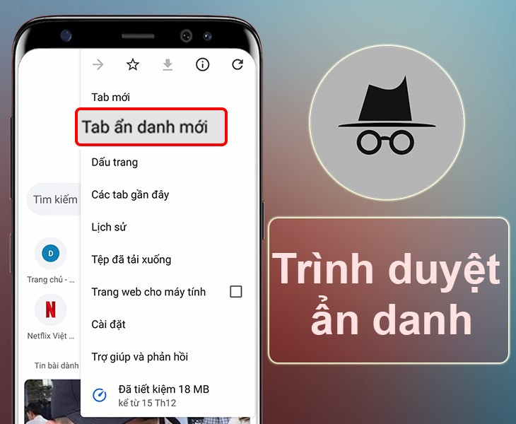 Chế độ ẩn danh trên Google Chrome