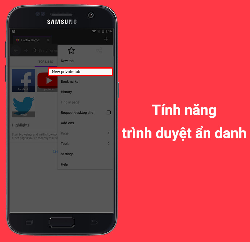 Chế độ duyệt web riêng tư