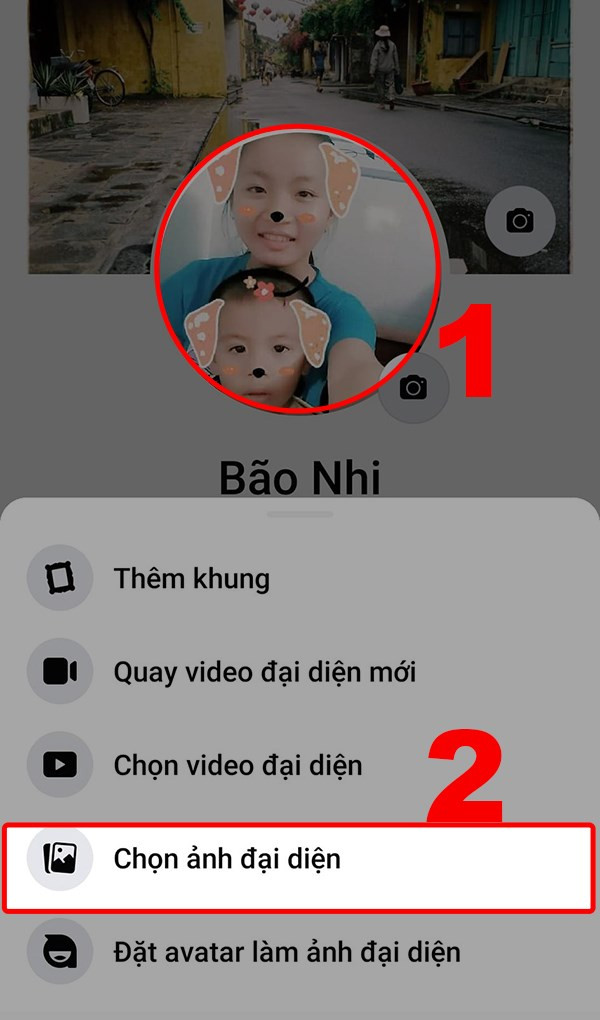 Chọn ảnh đại diện