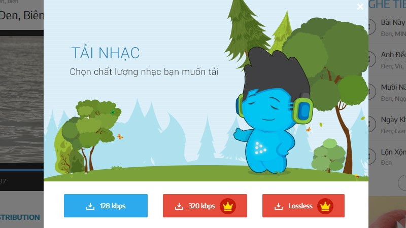 Chọn chất lượng nhạc