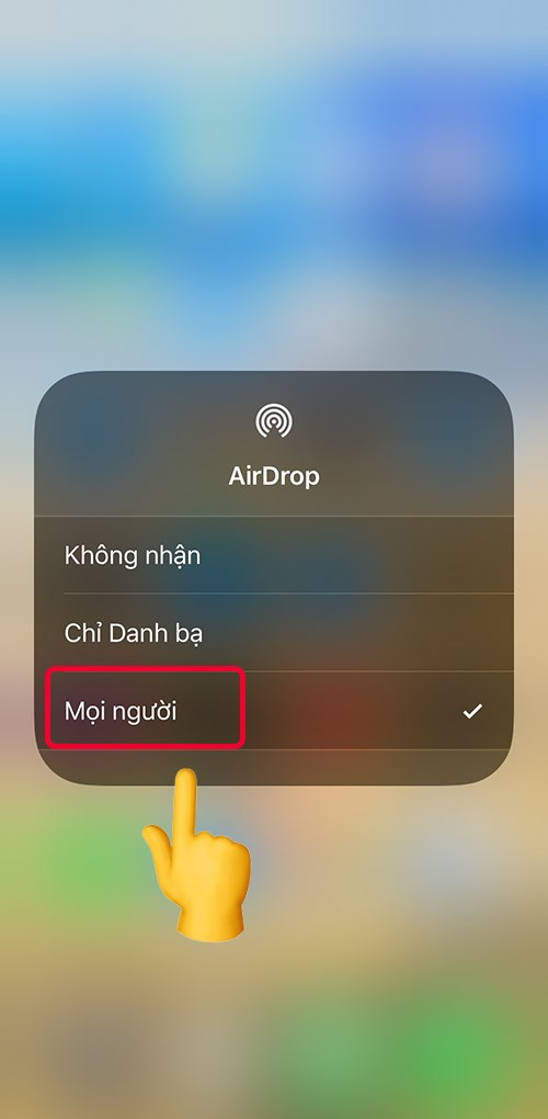 Chọn v&agrave;o mọi người