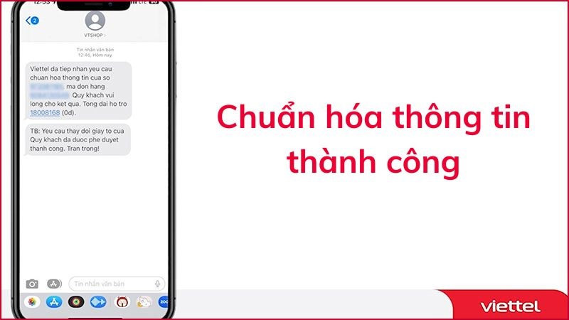 Chuẩn hóa thông tin thuê bao Viettel