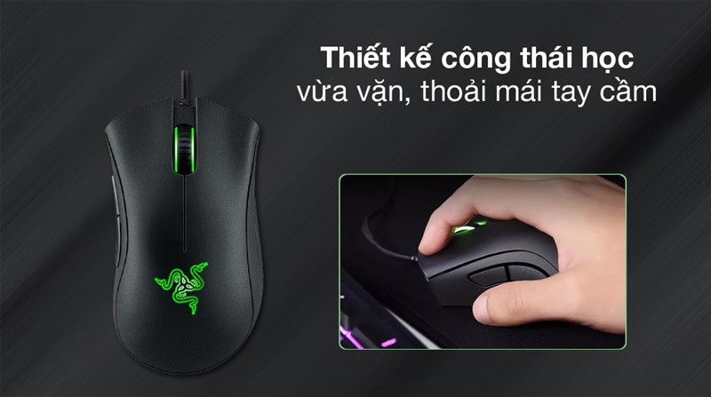 Chuột C&oacute; D&acirc;y Gaming Razer DeathAdder Essential