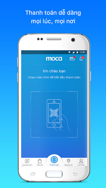 Chuyển tiền nhanh chóng với Moca