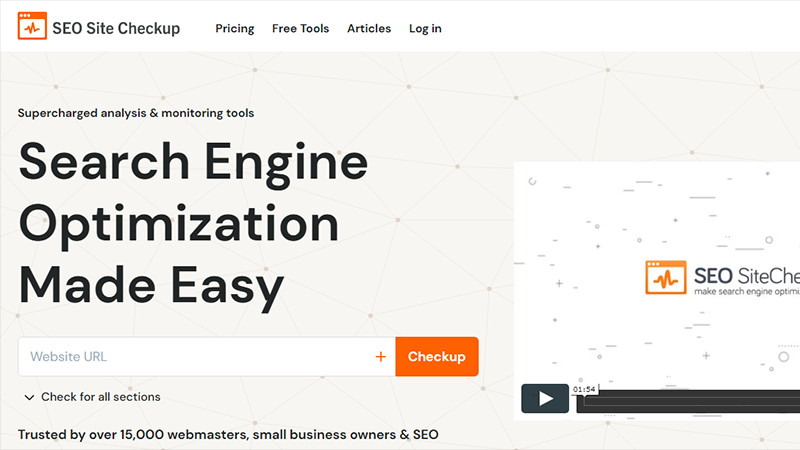 Công cụ SEO Site Checkup