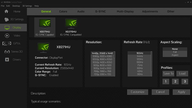 Công dụng của NVIDIA Control Panel