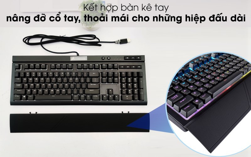 Corsair K68 miếng lót tay