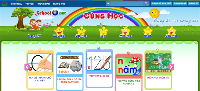 cunghoc.vn - Trang web học Toán lớp 5 online