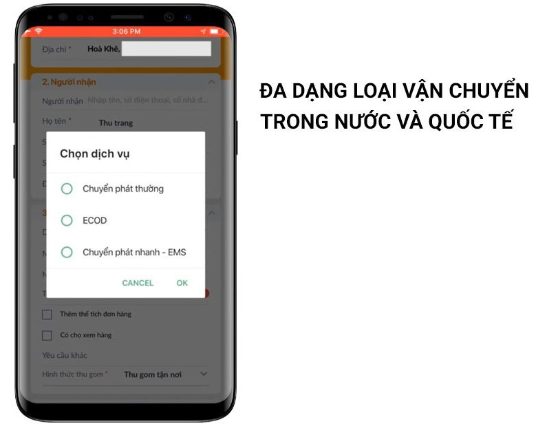 Đa dạng loại h&igrave;nh dịch vụ