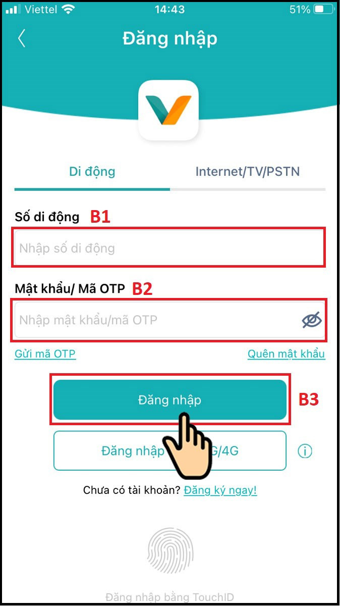 Đăng nhập My Viettel