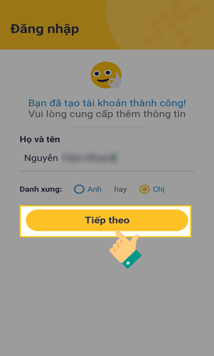 Điền họ tên