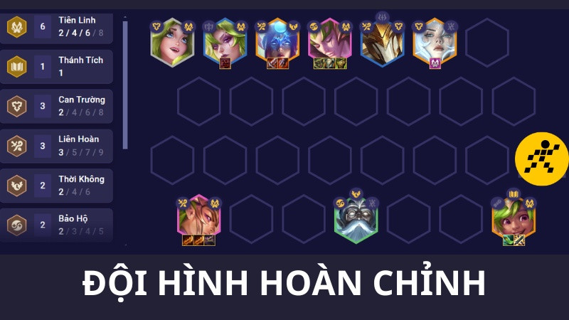 ĐỘI HÌNH Kalista Tiên Linh hoàn chỉnh