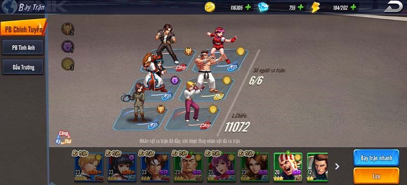 Đội hình KOF AllStar